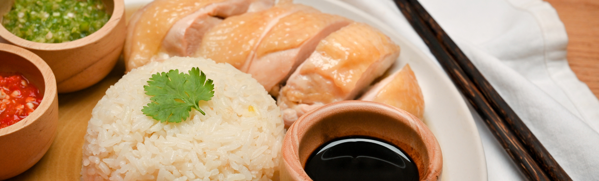 Singapore-Style Hainanese Chicken Rice